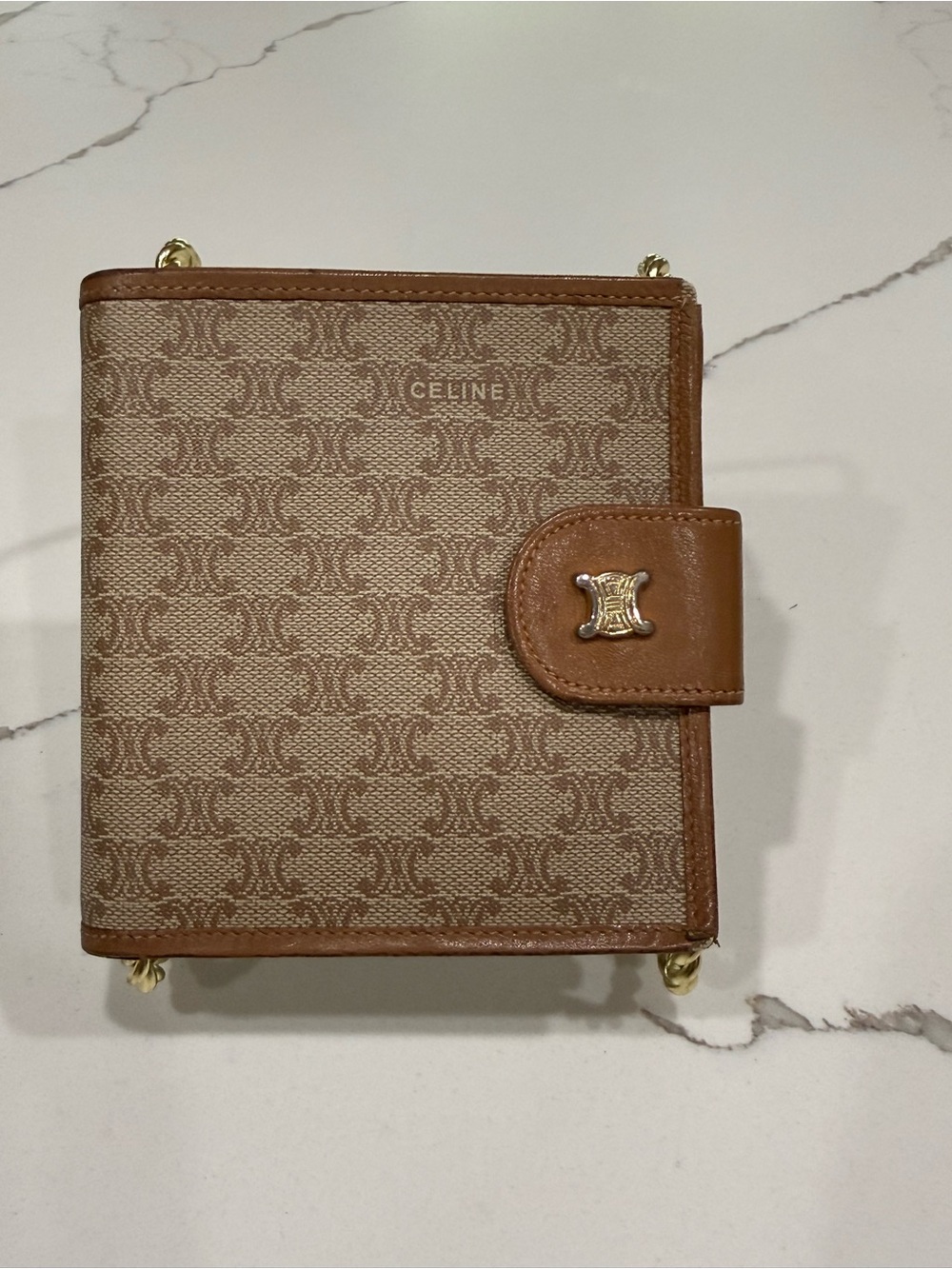 Celine Macadam Triomphe Compact Trifold Wallet Box Included - Picture 2 of 7